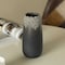 Uniquewise Contemporary Black Table Vase with Dripping Crystal Look and Scalloped Opening Design, 8 Inch QI004358.M - alternate 7